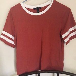 Forever 21 burnt orange t—shirt
